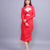 Salvia Midi Dress - Stylish one-piece outfit in a sleek midi design for versatile elegance.